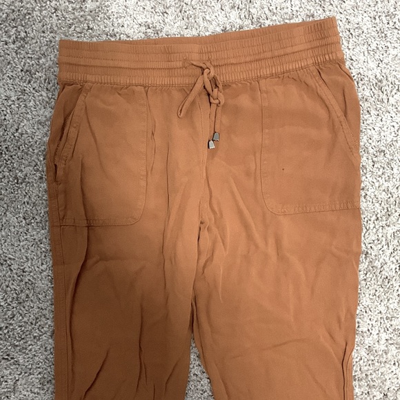 Rust orange workhall cotton joggers - Picture 3 of 4